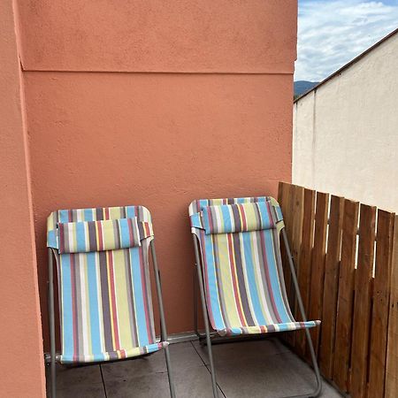 Au coeur de ville avec terrasse Céret Extérieur photo