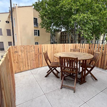 Au coeur de ville avec terrasse Céret Extérieur photo
